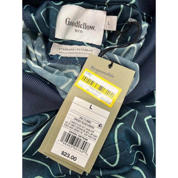 Goodfellow & Co Mens Polo‎ Shirt Blue Size Large - Picture 6 of 8